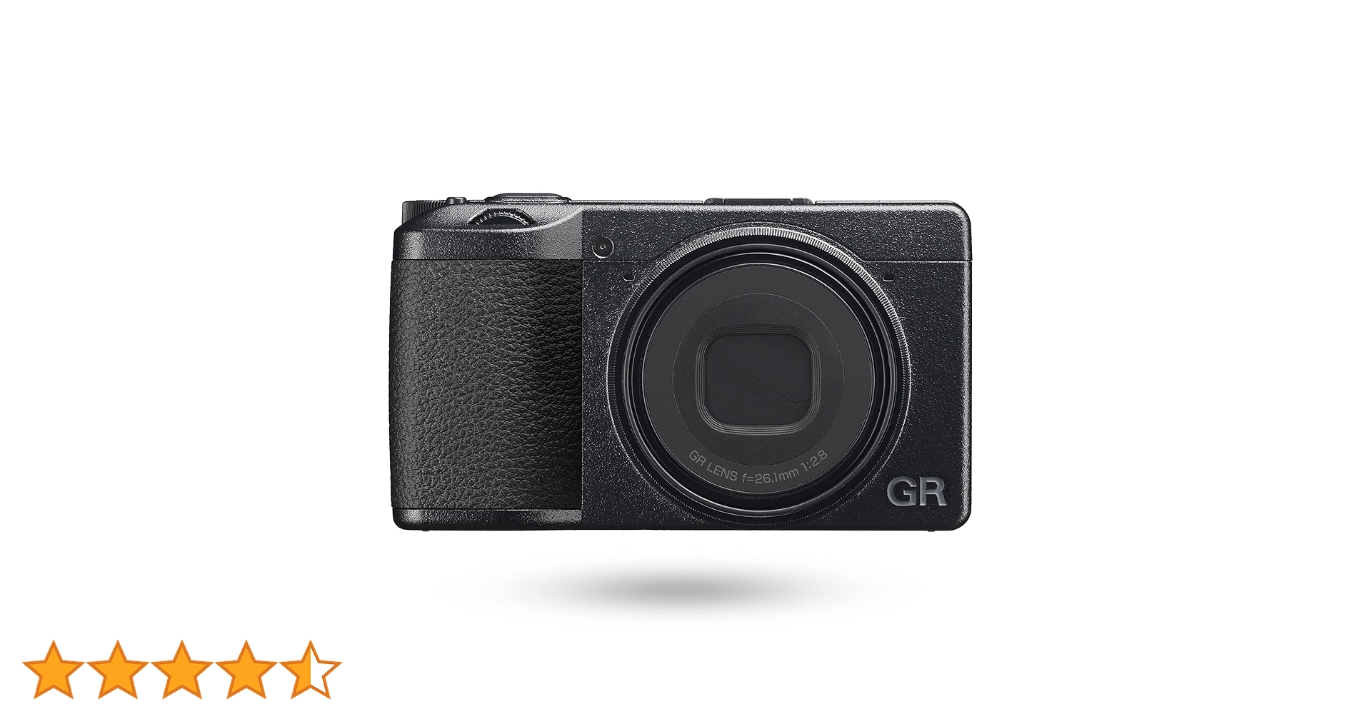 Ricoh Câmera compacta digital GR IIIx, preta, com sensor CMOS de